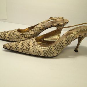 Authentic Dolce and Gabbana Snakeskin Heels